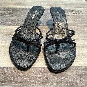 Nine West Black Sandals for Women 7.5